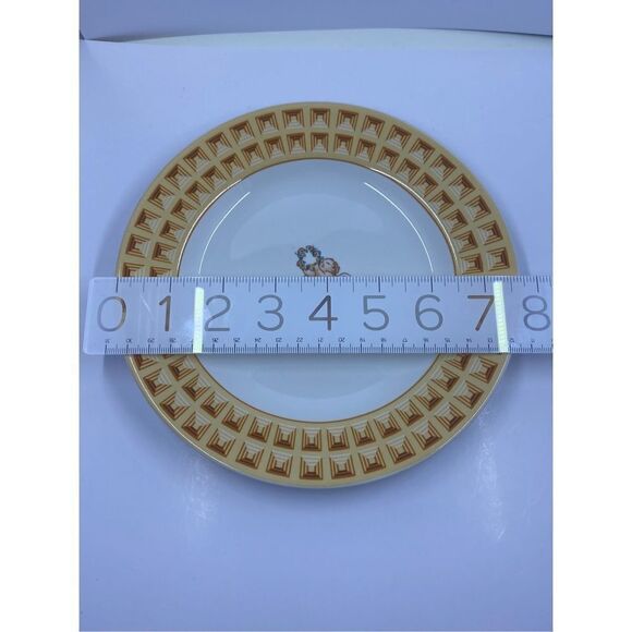 Cherub Omnibus Habitat Americana Angel 3 Salad Plates Stoneware Fitz & Floyd - Picture 2 of 5